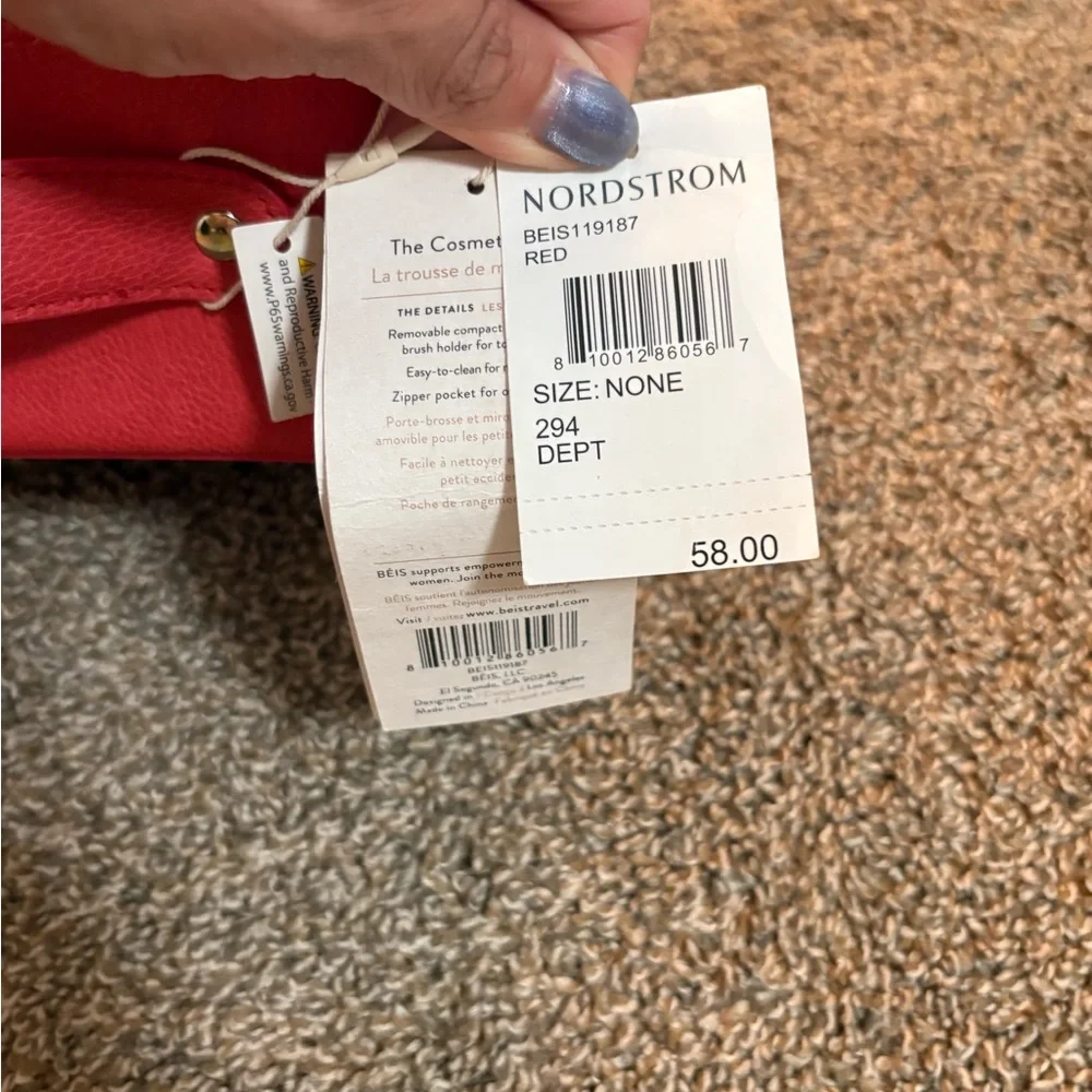 BEIS Red Travel Organizer - Picture 4 of 7